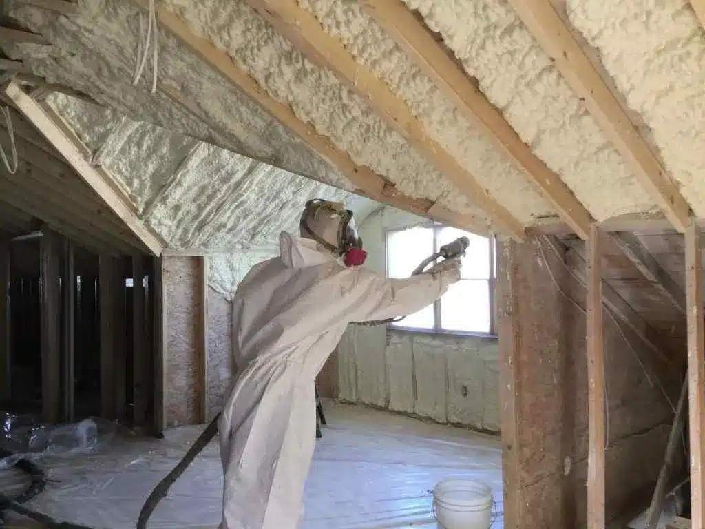 open cell foam insulation installation